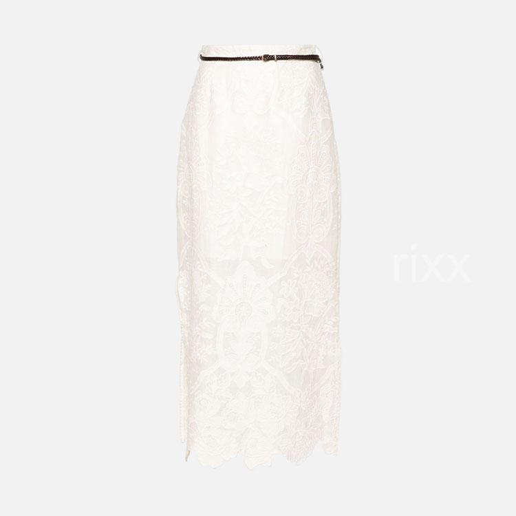짐머만 오티 자수 미니 스커트