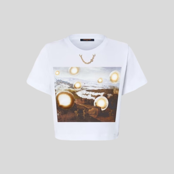 루이비통 x 로랑 그라소 프린트 티셔츠