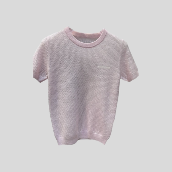 미우미우 캐시미어 플로우 반팔티(3color)