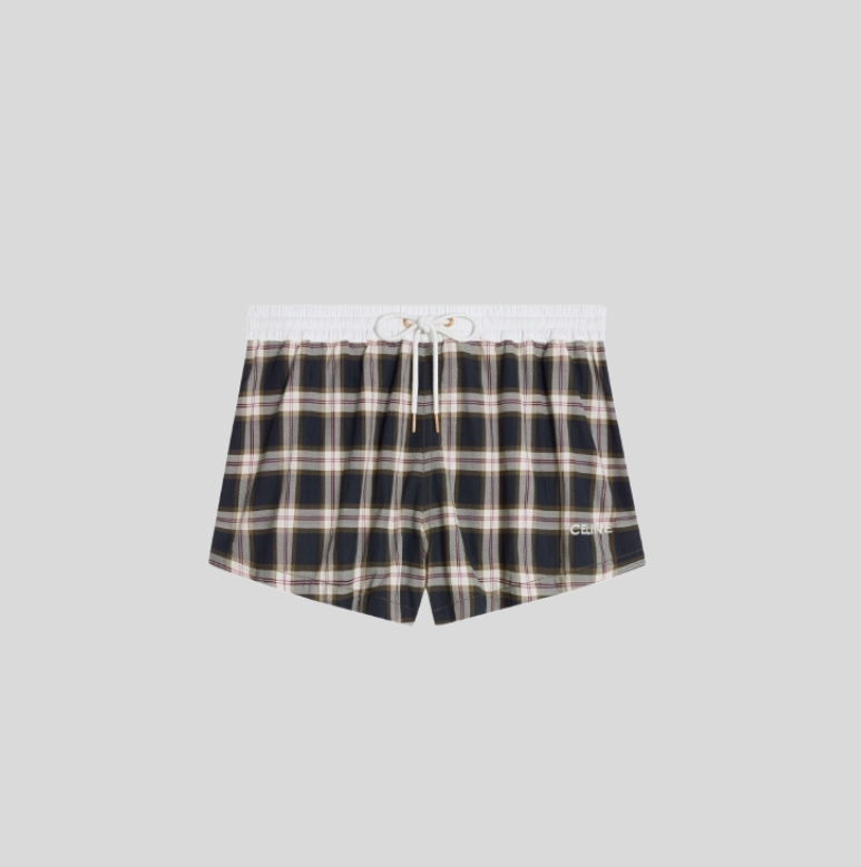 셀린느 자수 숏 팬츠