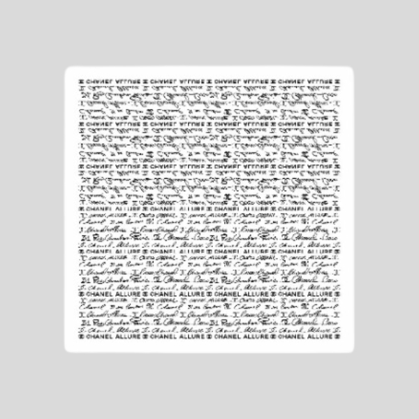 샤넬 코코 시그니처 스카프 살구