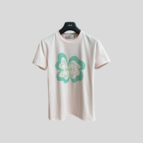 디올 네잎클로버 티셔츠(2color)
