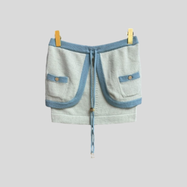 샤넬 블록 튜브 탑