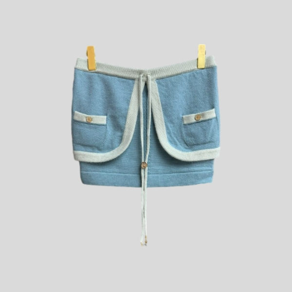 샤넬 블록 튜브 탑