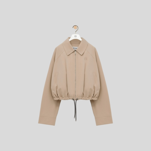 로에베 코튼 베이지 벌룬 자켓