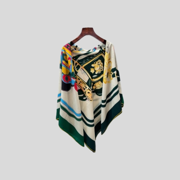 에르메스 벨벳 숄 그린