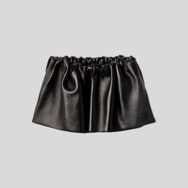 미우미우 나파 가죽 자켓, 스커트