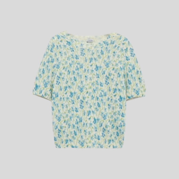 로에베 쇼츠 슬리브 스웨터