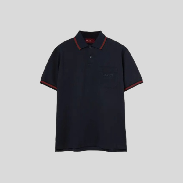 구찌 코튼 폴로 셔츠
