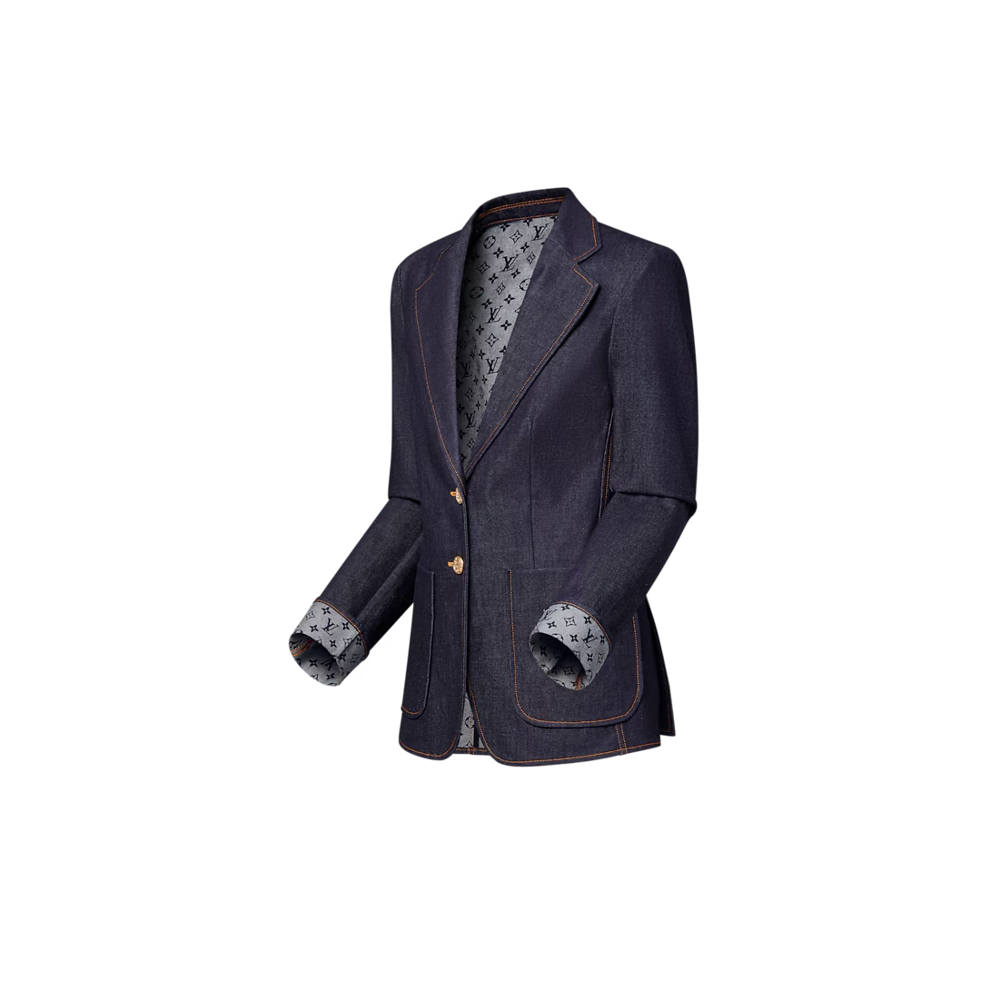 루이비통 데님 자켓