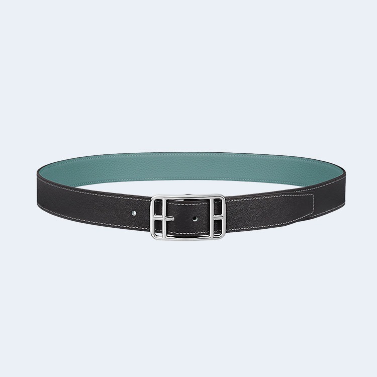 에르메스 카페 코드 32 리버서블 블루 32mm