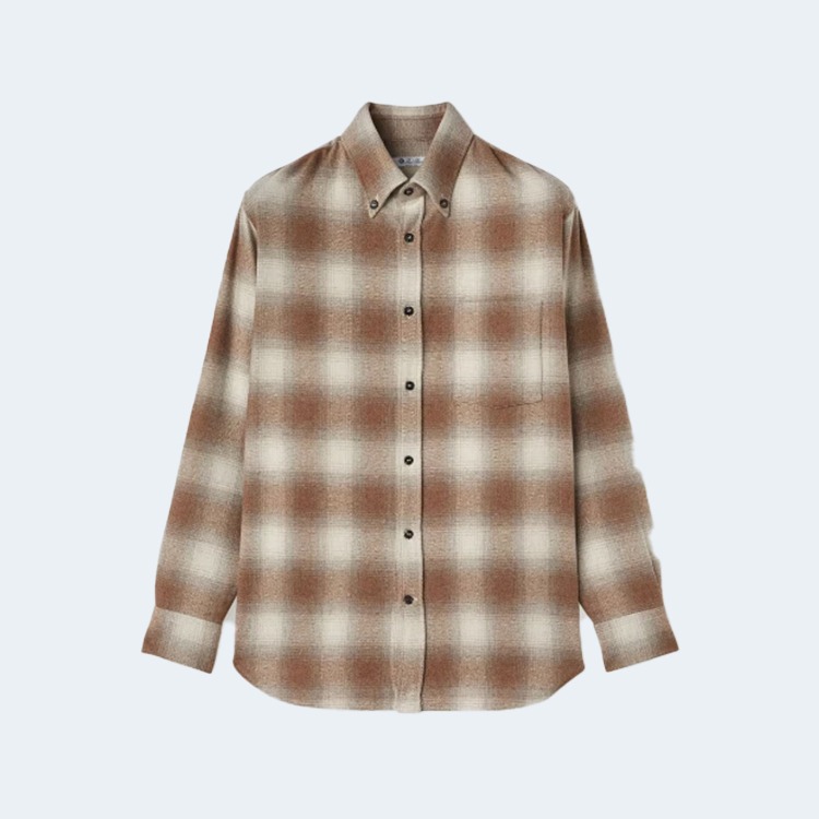 로로피아나 캐시미어 울 잭 셔츠