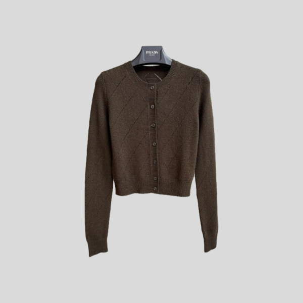 프라다 캐시미어 가디건