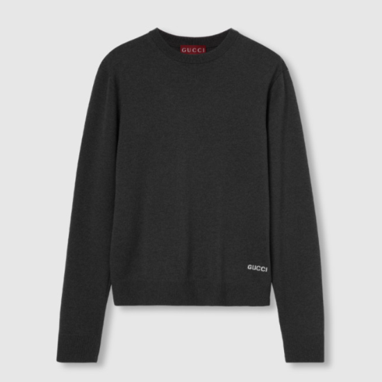 구찌 인타르시아 코튼 니트웨어