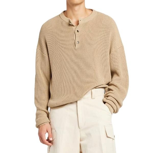 로로피아나 헨리넥 브라운 니트