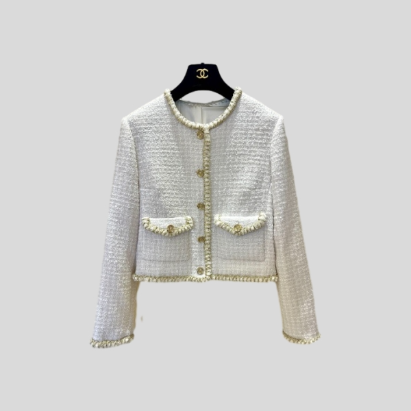 샤넬 화이트 골드 자켓