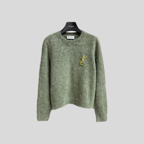 생로랑 모헤어 스웨터
