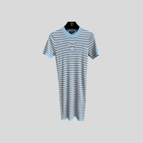 샤넬 카툰 니트 원피스