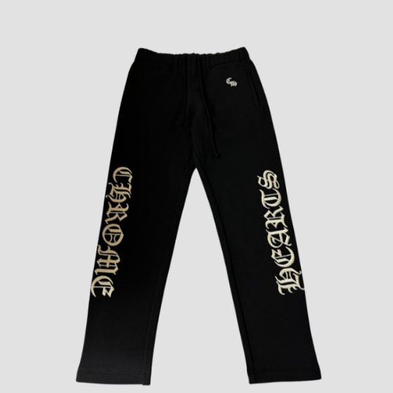 크롬하츠 자수 로고 스웻 팬츠