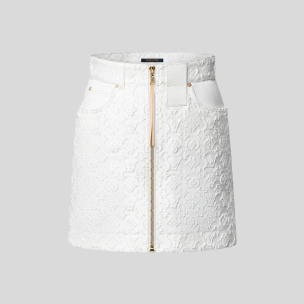 루이비통 모노그램 데님 스커트