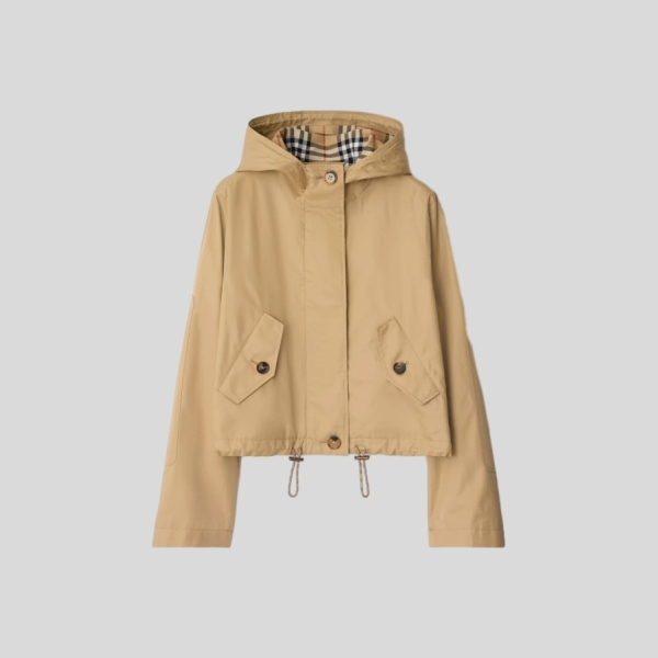 버버리 쇼트 개버딘 파카