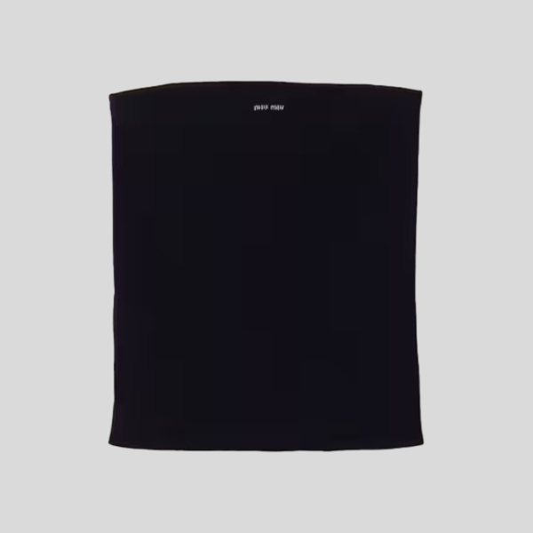 미우미우 코튼 니트 튜브탑