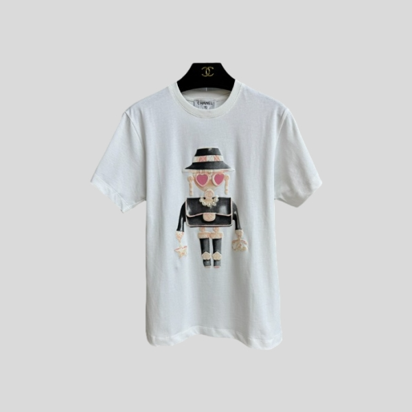 샤넬 로봇 티셔츠