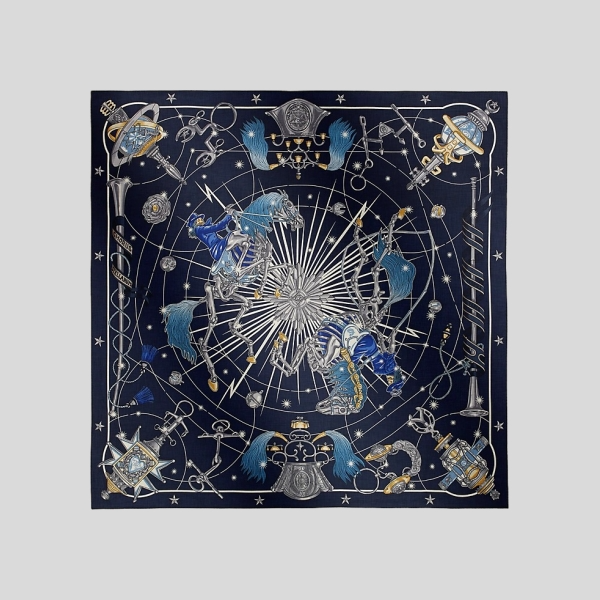 에르메스 Chorus Stellarum 숄 140