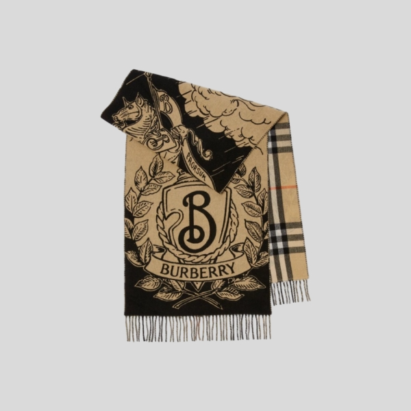 버버리 리버시블 스토미 나이트 스카프