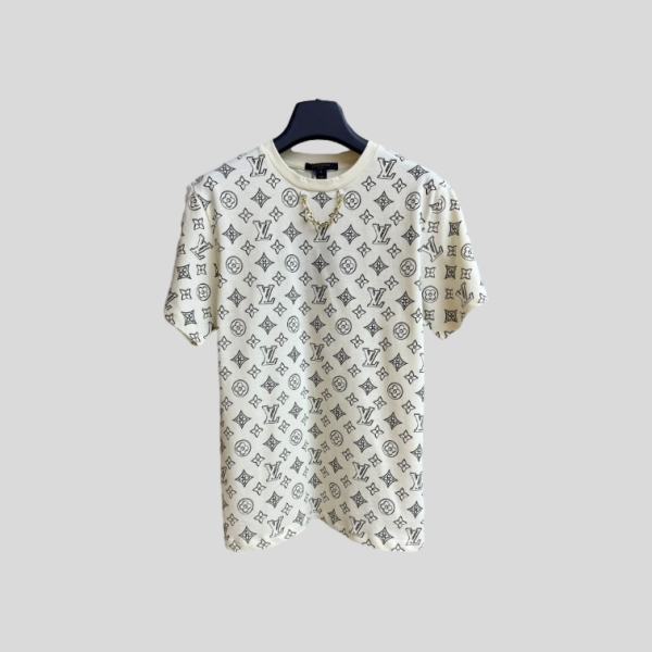 루이비통 모노그램 프린트 티셔츠