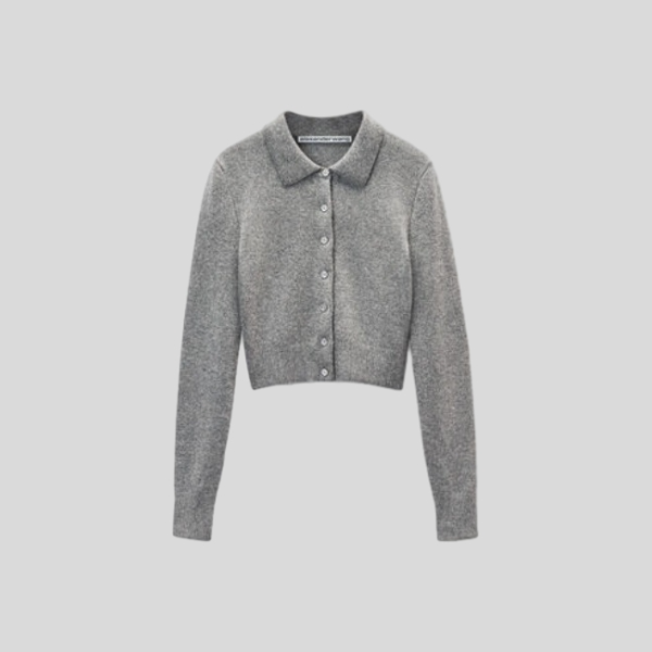 알렉산더왕 울 블렌드 핫픽스 폴로 가디건(2color)