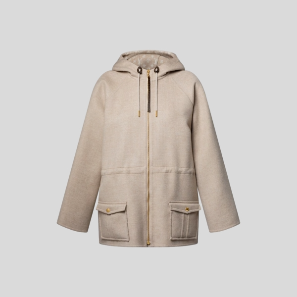 루이비통 더블 페이스 후디드 파카