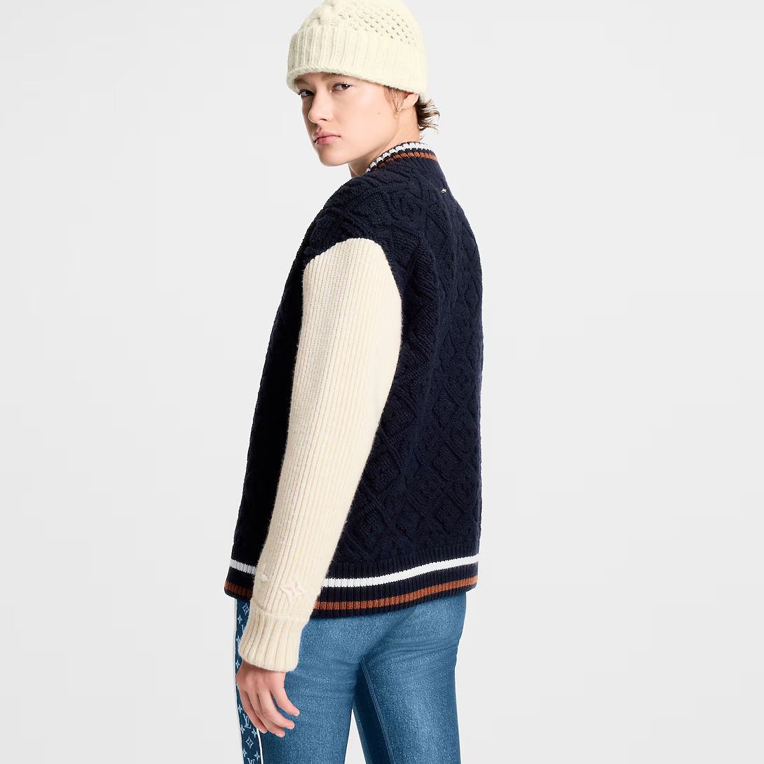 루이비통 모노그램 타월링 바시티 자켓