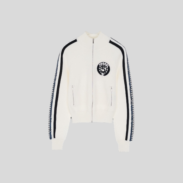 샤넬 5패치 트랙 집업 자켓