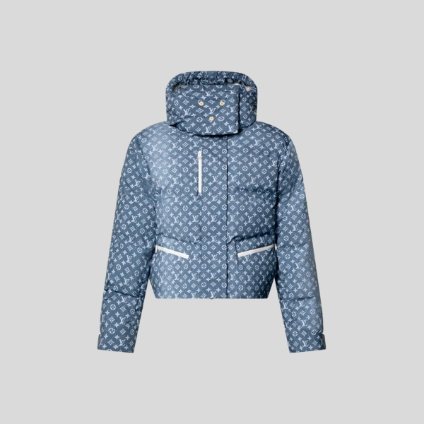 루이비통 데님 이펙트 모노그램 스키 자켓