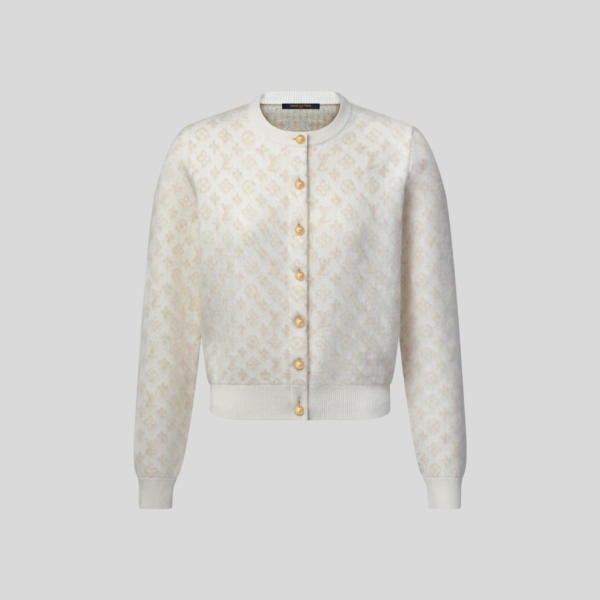 루이비통 모노그램 브러시드 니트 가디건