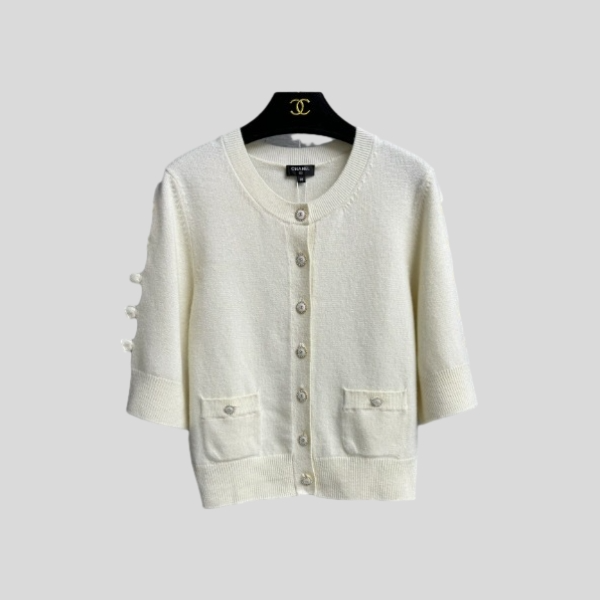 샤넬 캐시미어 리본 가디건
