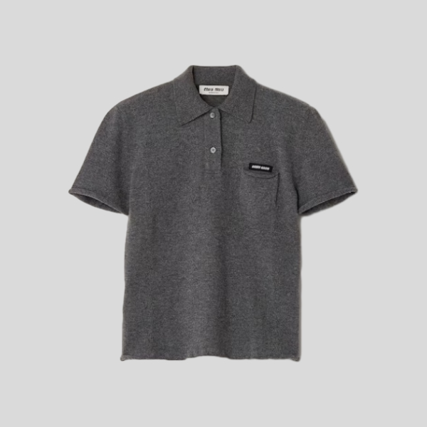 미우미우 캐시미어 폴로 셔츠