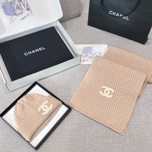 샤넬 비니 스카프 세트